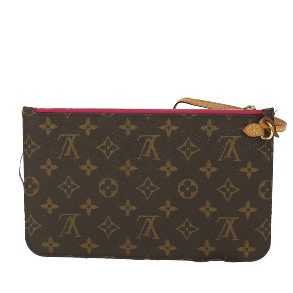 LOUIS VUITTON Monogram Neverfull MM Pouch LV Auth S104 - Picture 3 of 16